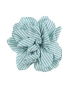 Giorgio Armani Woman Hair Accessory Sky Blue Size - Cotton In Blue