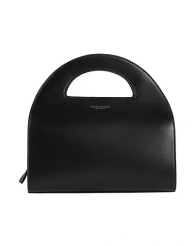 Giorgio Armani Woman Handbag Black Size - Calfskin In Black
