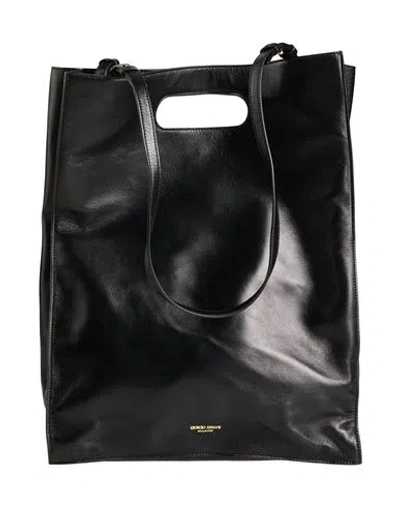 Giorgio Armani Woman Handbag Black Size - Lambskin