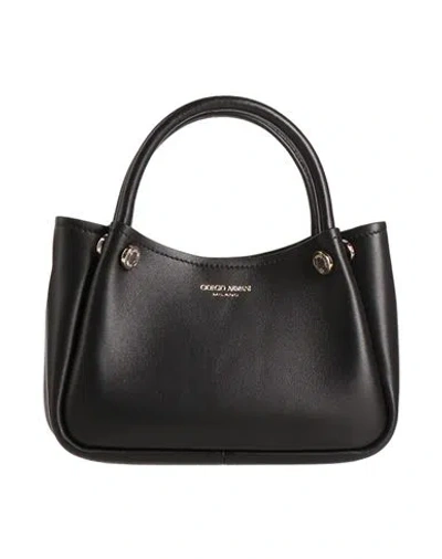 Giorgio Armani Woman Handbag Black Size - Lambskin