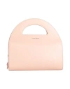 Giorgio Armani Woman Handbag Blush Size - Calfskin In Pink
