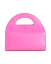 Giorgio Armani Woman Handbag Fuchsia Size - Calfskin In Pink
