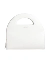 Giorgio Armani Woman Handbag White Size - Calfskin In White