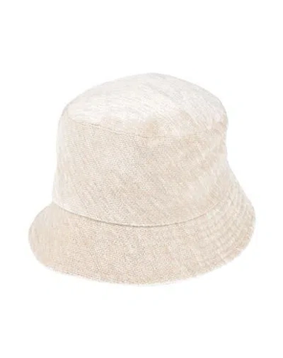 Giorgio Armani Woman Hat Beige Size 7 ¼ Acrylic, Viscose