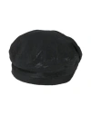 Giorgio Armani Woman Hat Black Size 7 ⅛ Cotton, Silk, Polyester In Black