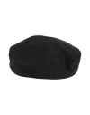 Giorgio Armani Woman Hat Black Size 7 Virgin Wool In Black