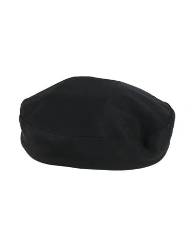 Giorgio Armani Woman Hat Black Size 7 Virgin Wool