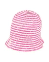 Giorgio Armani Woman Hat Fuchsia Size 7 ⅛ Viscose, Polyamide In Pink