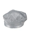 Giorgio Armani Woman Hat Grey Size 7 Cotton, Silk, Polyester