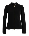 Giorgio Armani Woman Jacket Black Size 6 Viscose, Polyamide, Elastane In Black