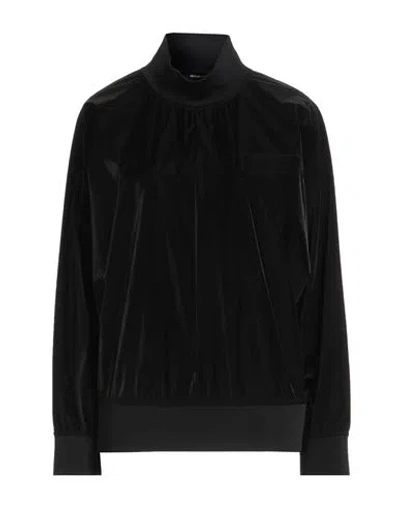 Giorgio Armani Woman Jacket Black Size 12 Polyamide, Polyester, Elastane