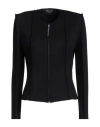 Giorgio Armani Woman Jacket Black Size 10 Virgin Wool, Elastane