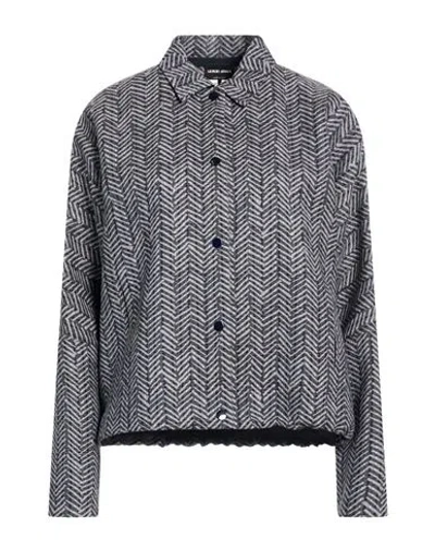 Giorgio Armani Woman Jacket Grey Size 8 Virgin Wool In Gray