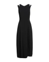 Giorgio Armani Woman Maxi Dress Black Size 10 Viscose, Elastane In Black
