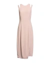 Giorgio Armani Woman Maxi Dress Blush Size 2 Viscose, Elastane In Pink