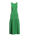 Giorgio Armani Woman Maxi Dress Green Size 2 Viscose, Polyester In Green