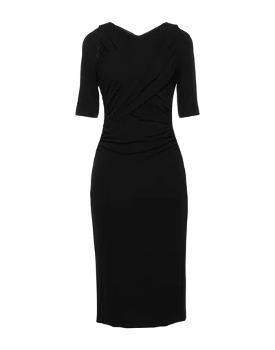 Giorgio Armani Midi Dresses In Black