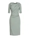 Giorgio Armani Midi Dresses In Sage Green