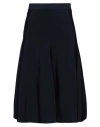 Giorgio Armani Woman Midi Skirt Midnight Blue Size 6 Viscose, Polyamide, Elastane