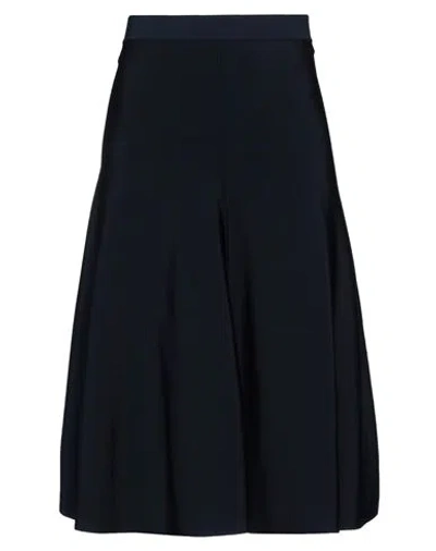 Giorgio Armani Woman Midi Skirt Midnight Blue Size 6 Viscose, Polyamide, Elastane