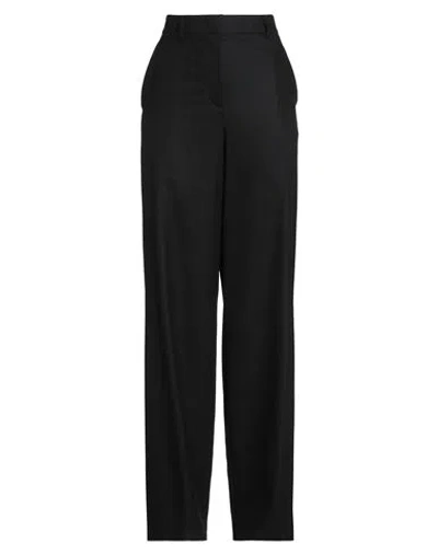 Giorgio Armani Woman Pants Black Size 10 Virgin Wool, Cashmere, Elastane