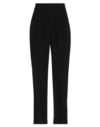 Giorgio Armani Woman Pants Black Size 14 Silk