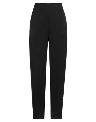 Giorgio Armani Woman Pants Black Size 14 Virgin Wool, Elastane