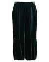 Giorgio Armani Woman Pants Emerald Green Size 12 Viscose, Silk In Green