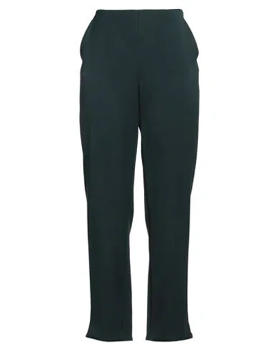 Giorgio Armani Woman Pants Emerald Green Size 16 Virgin Wool, Elastane