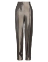 Giorgio Armani Woman Pants Khaki Size 8 Acetate, Viscose, Wool, Silk In Beige