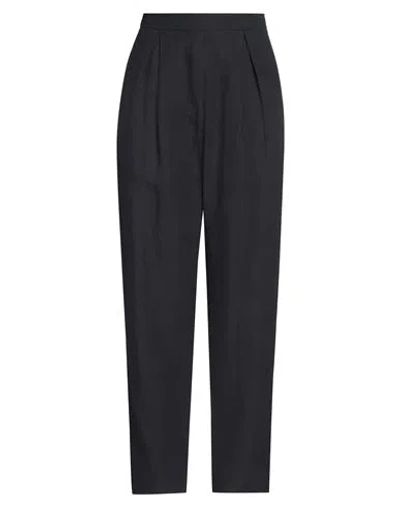 Giorgio Armani Woman Pants Lead Size 10 Linen In Grey
