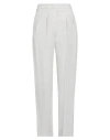 Giorgio Armani Woman Pants Light Grey Size 6 Silk In Grey