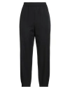 Giorgio Armani Woman Pants Midnight Blue Size 12 Virgin Wool In Black