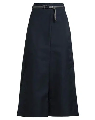 Giorgio Armani Woman Pants Midnight Blue Size 6 Cotton, Polyester