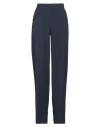 Giorgio Armani Woman Pants Navy Size 2 Virgin Wool, Elastane In Navy Blue