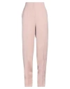 Giorgio Armani Woman Pants Pastel Pink Size 14 Virgin Wool, Elastane