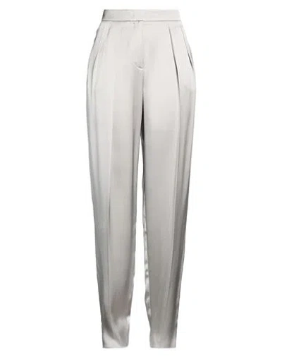 Giorgio Armani Woman Pants Silver Size 10 Silk