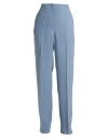 Giorgio Armani Woman Pants Slate Blue Size 10 Viscose, Silk In Blue