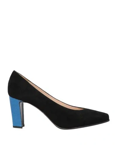 Giorgio Armani Woman Pumps Black Size 7 Leather