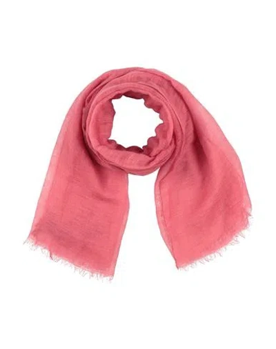 Giorgio Armani Woman Scarf Antique Rose Size - Linen, Cashmere In Pink