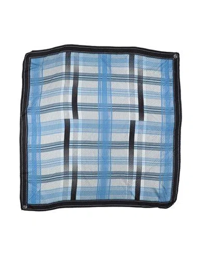 Giorgio Armani Woman Scarf Azure Size - Silk In Blue