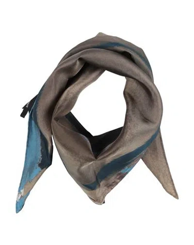 Giorgio Armani Woman Scarf Dark Brown Size - Silk