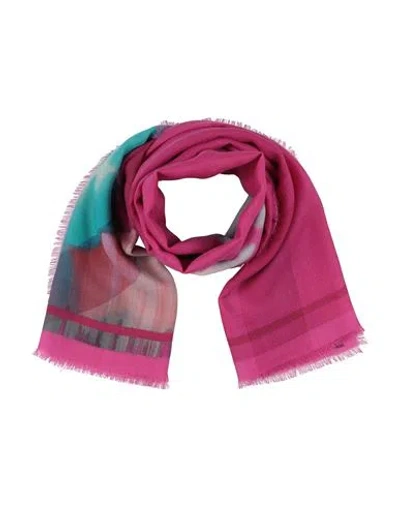 Giorgio Armani Woman Scarf Magenta Size - Cashmere In Pink