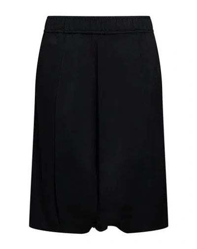 Giorgio Armani Woman Shorts & Bermuda Shorts Black Size 2 Wool