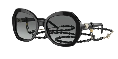 Giorgio Armani Woman Sunglass Ar8180 In Gradient Grey