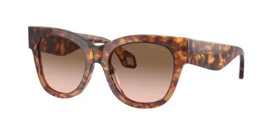 Giorgio Armani Woman Sunglass Ar8195u In Brown