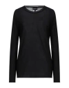 Giorgio Armani Woman Sweater Black Size 8 Cotton, Polyester