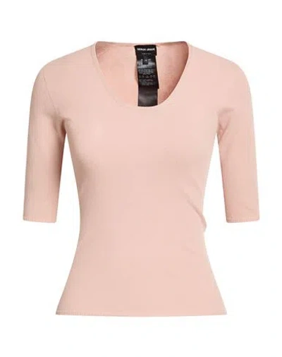 Giorgio Armani Woman Sweater Blush Size 8 Viscose, Polyester In Pink