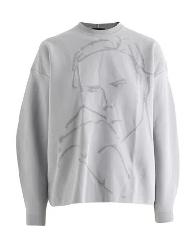 Giorgio Armani Woman Sweater Grey Size 4 Viscose, Polyester