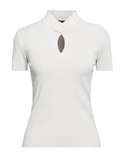Giorgio Armani Woman Sweater Light Grey Size 4 Viscose, Polyester